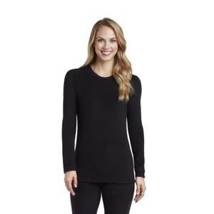 Cuddl Duds FleeceWear with Stretch LS Crew
